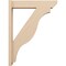 Ekena Millwork 5 1/2-in W x 24-in D x 32-in H Funston Slat Rough Cedar Woodgrain TimberThane Outlooker, Primed Tan OUTUR055X24X32FST24RCPR - alternate 5